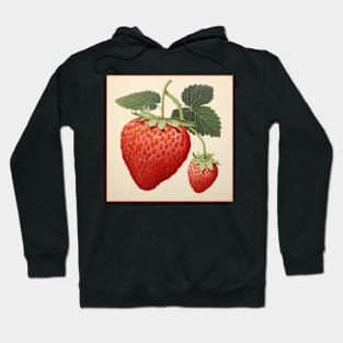 Strawberry Ukiyoe Art Japanese Art Hoodie